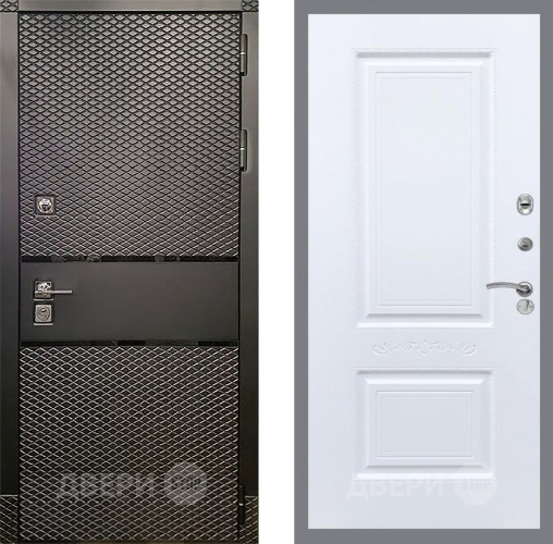 Входная металлическая Дверь Рекс (REX) 15 Черный Кварц Смальта Силк Сноу в Балашихе