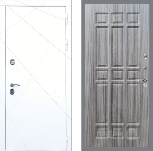 Входная металлическая Дверь Рекс (REX) 13 Силк Сноу FL-33 Сандал грей в Балашихе