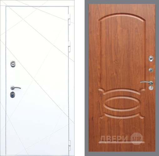 Входная металлическая Дверь Рекс (REX) 13 Силк Сноу FL-128 Морёная берёза в Балашихе