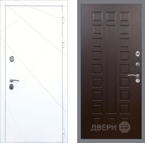 Входная металлическая Дверь Рекс (REX) 13 Силк Сноу FL-183 Венге в Балашихе