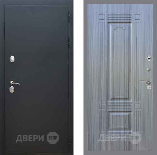 Входная металлическая Дверь Рекс (REX) 5 Черный Муар FL-2 Сандал грей в Балашихе