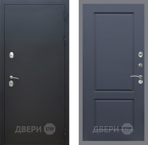 Входная металлическая Дверь Рекс (REX) 5 Черный Муар FL-117 Силк титан в Балашихе