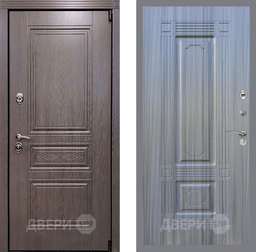 Входная металлическая Дверь Рекс (REX) Премиум-S FL-2 Сандал грей в Балашихе