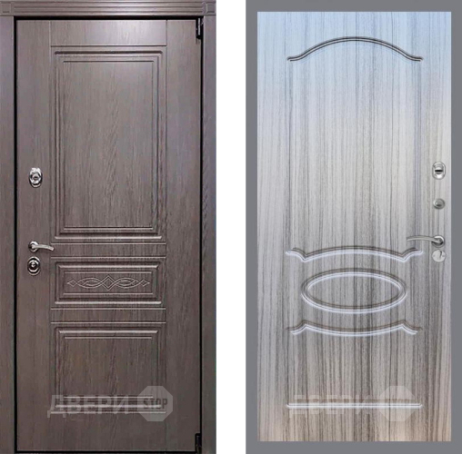Входная металлическая Дверь Рекс (REX) Премиум-S FL-128 Сандал грей в Балашихе