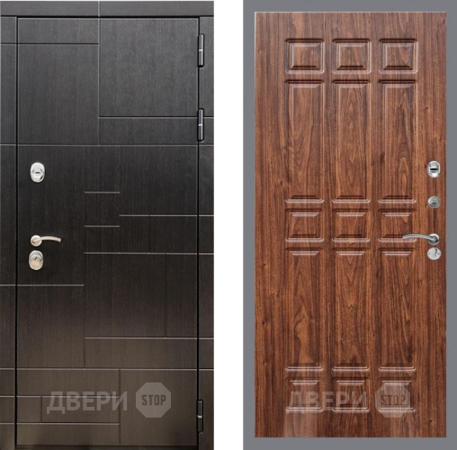 Входная металлическая Дверь Рекс (REX) 20 FL-33 орех тисненый в Балашихе