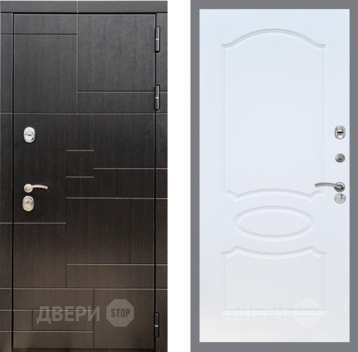 Входная металлическая Дверь Рекс (REX) 20 FL-128 Белый ясень в Балашихе