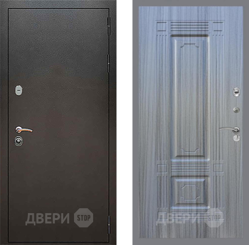 Входная металлическая Дверь Рекс (REX) 5 Серебро Антик FL-2 Сандал грей в Балашихе