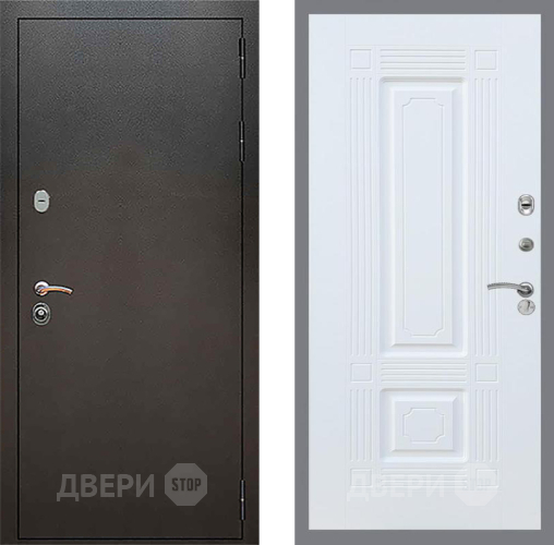 Входная металлическая Дверь Рекс (REX) 5 Серебро Антик FL-2 Силк Сноу в Балашихе