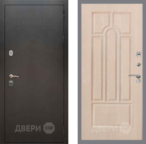 Входная металлическая Дверь Рекс (REX) 5 Серебро Антик FL-58 Беленый дуб в Балашихе
