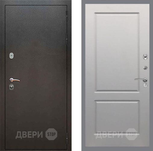 Дверь Рекс (REX) 5 Серебро Антик FL-117 Грей софт в Балашихе