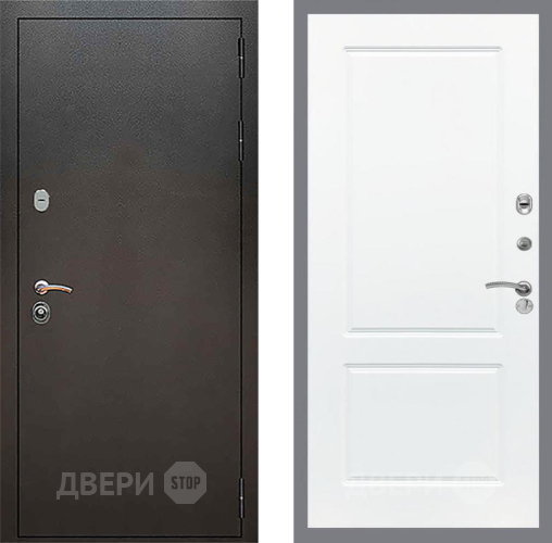 Входная металлическая Дверь Рекс (REX) 5 Серебро Антик FL-117 Силк Сноу в Балашихе