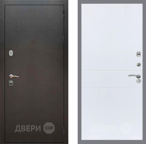 Входная металлическая Дверь Рекс (REX) 5 Серебро Антик FL-290 Силк Сноу в Балашихе