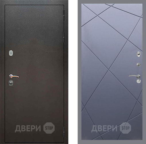 Входная металлическая Дверь Рекс (REX) 5 Серебро Антик FL-291 Силк титан в Балашихе