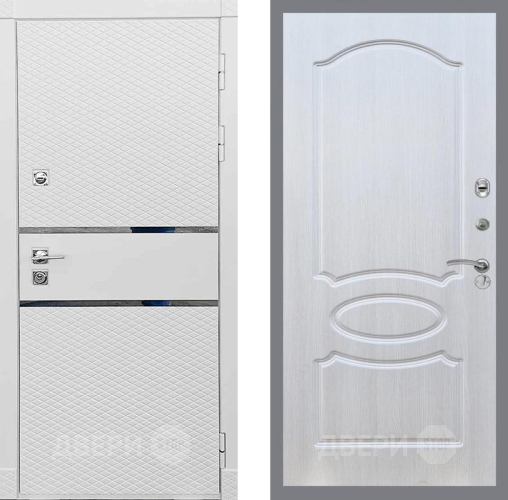 Входная металлическая Дверь Рекс (REX) 15 Силк Сноу FL-128 Лиственница беж в Балашихе