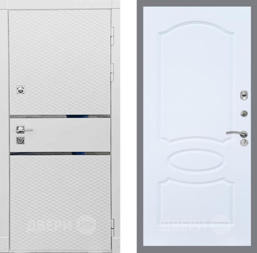 Входная металлическая Дверь Рекс (REX) 15 Силк Сноу FL-128 Силк Сноу в Балашихе
