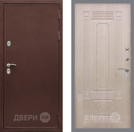 Входная металлическая Дверь Рекс (REX) 5А FL-2 Беленый дуб в Балашихе