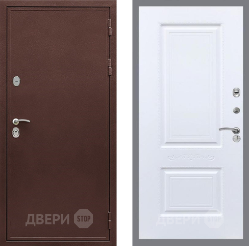Входная металлическая Дверь Рекс (REX) 5А Смальта Силк Сноу в Балашихе