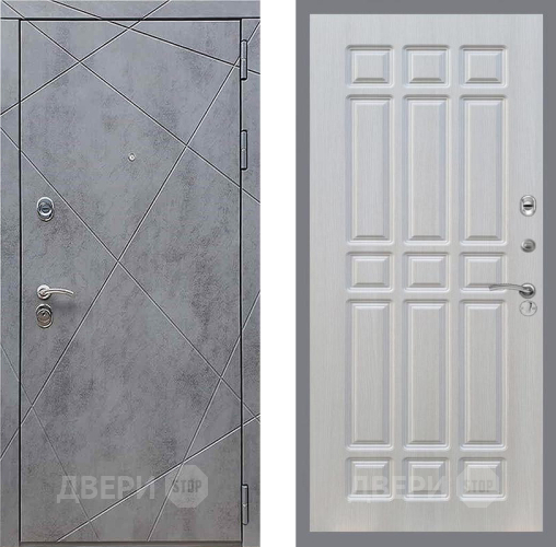 Входная металлическая Дверь Рекс (REX) 13 Бетон Темный FL-33 Лиственница беж в Балашихе