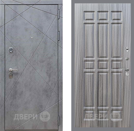 Входная металлическая Дверь Рекс (REX) 13 Бетон Темный FL-33 Сандал грей в Балашихе