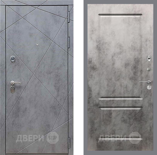 Входная металлическая Дверь Рекс (REX) 13 Бетон Темный FL-117 Бетон темный в Балашихе