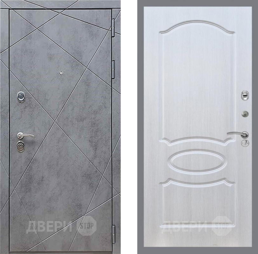 Входная металлическая Дверь Рекс (REX) 13 Бетон Темный FL-128 Лиственница беж в Балашихе
