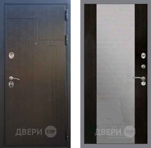 Входная металлическая Дверь Рекс (REX) Премиум-246 СБ-16 Зеркало Венге в Балашихе