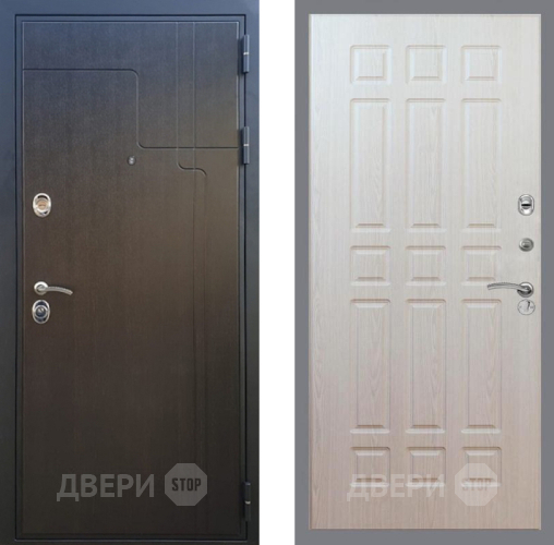 Входная металлическая Дверь Рекс (REX) Премиум-246 FL-33 Беленый дуб в Балашихе