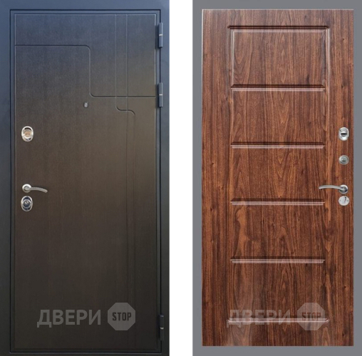 Входная металлическая Дверь Рекс (REX) Премиум-246 FL-39 орех тисненый в Балашихе