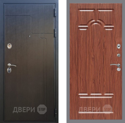 Входная металлическая Дверь Рекс (REX) Премиум-246 FL-58 орех тисненый в Балашихе