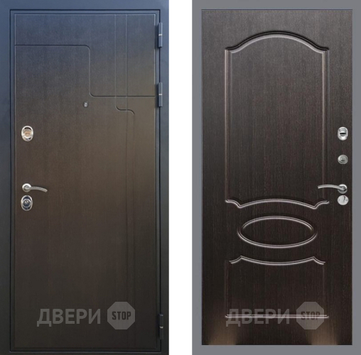 Входная металлическая Дверь Рекс (REX) Премиум-246 FL-128 Венге светлый в Балашихе