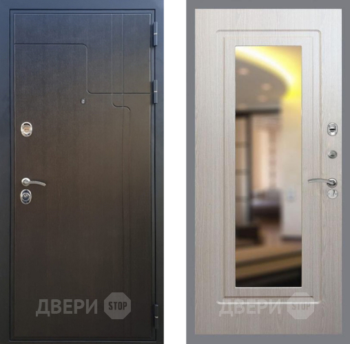 Входная металлическая Дверь Рекс (REX) Премиум-246 FLZ-120 Беленый дуб в Балашихе