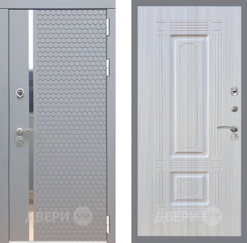 Входная металлическая Дверь Рекс (REX) 24 FL-2 Сандал белый в Балашихе