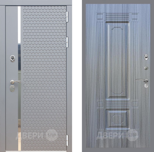 Входная металлическая Дверь Рекс (REX) 24 FL-2 Сандал грей в Балашихе