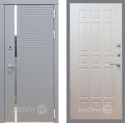 Входная металлическая Дверь Рекс (REX) 24 FL-33 Беленый дуб в Балашихе