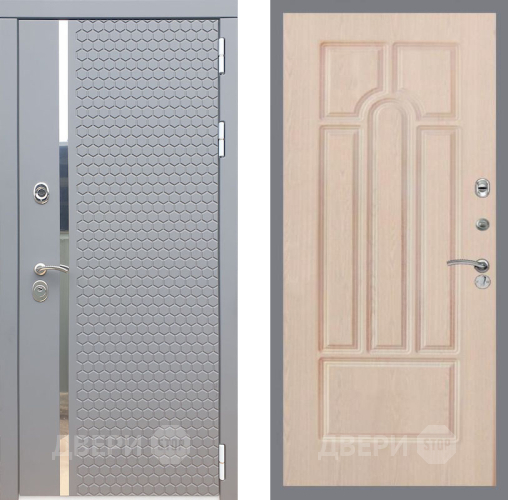 Входная металлическая Дверь Рекс (REX) 24 FL-58 Беленый дуб в Балашихе