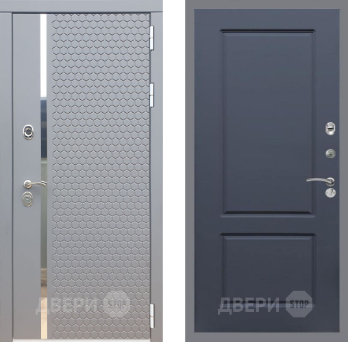 Входная металлическая Дверь Рекс (REX) 24 FL-117 Силк титан в Балашихе