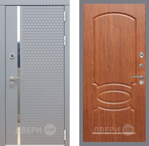 Входная металлическая Дверь Рекс (REX) 24 FL-128 Морёная берёза в Балашихе