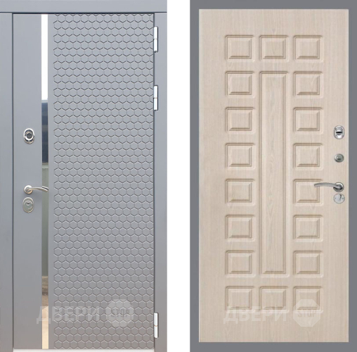 Входная металлическая Дверь Рекс (REX) 24 FL-183 Беленый дуб в Балашихе