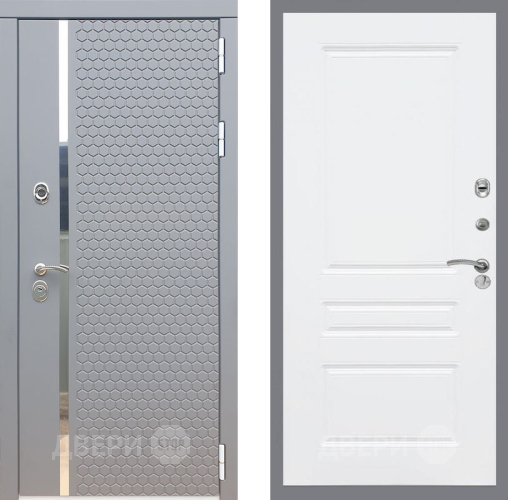 Входная металлическая Дверь Рекс (REX) 24 FL-243 Силк Сноу в Балашихе