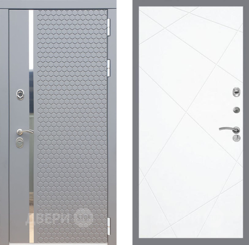 Входная металлическая Дверь Рекс (REX) 24 FL-291 Силк Сноу в Балашихе