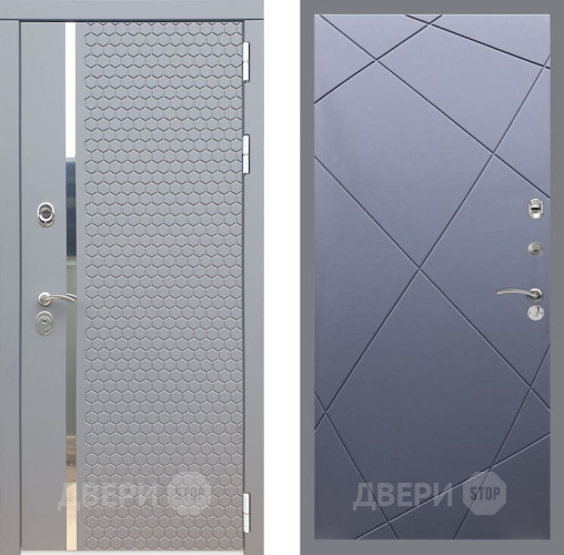 Входная металлическая Дверь Рекс (REX) 24 FL-291 Силк титан в Балашихе