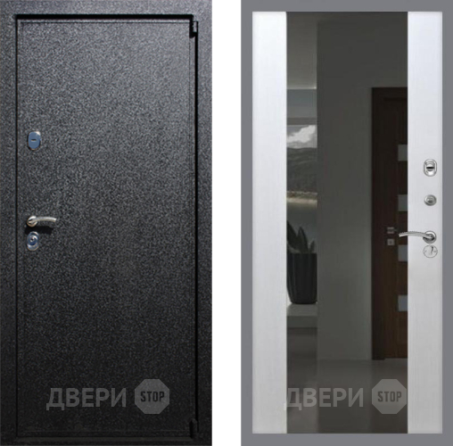 Входная металлическая Дверь Рекс (REX) 3 СБ-16 с Зеркалом Лиственница беж в Балашихе