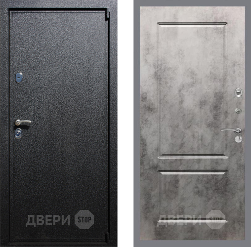 Входная металлическая Дверь Рекс (REX) 3 FL-117 Бетон темный в Балашихе