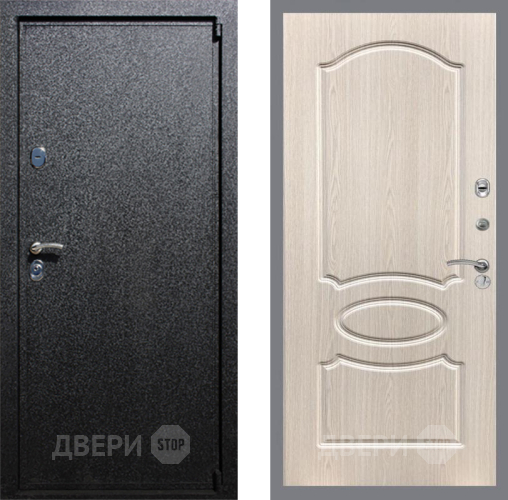 Входная металлическая Дверь Рекс (REX) 3 FL-128 Беленый дуб в Балашихе
