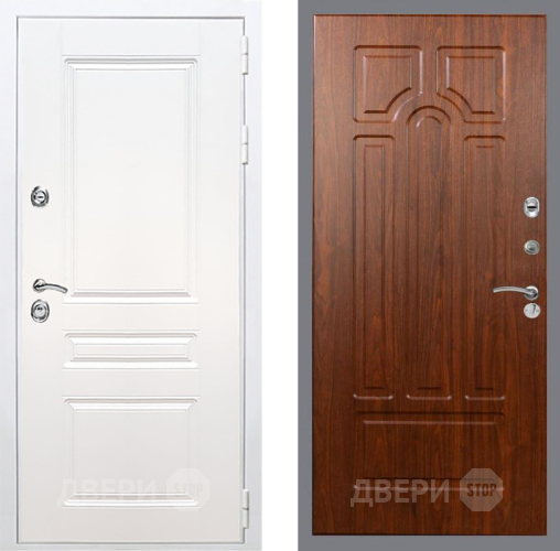 Входная металлическая Дверь Рекс (REX) Премиум-н Силк Сноу FL-58 Морёная берёза в Балашихе
