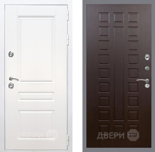 Входная металлическая Дверь Рекс (REX) Премиум-н Силк Сноу FL-183 Венге в Балашихе