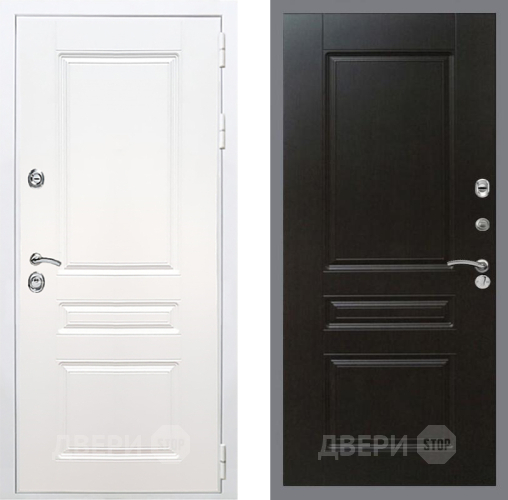 Входная металлическая Дверь Рекс (REX) Премиум-н Силк Сноу FL-243 Венге в Балашихе
