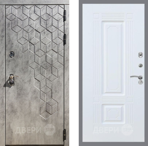 Входная металлическая Дверь Рекс (REX) 23 FL-2 Силк Сноу в Балашихе