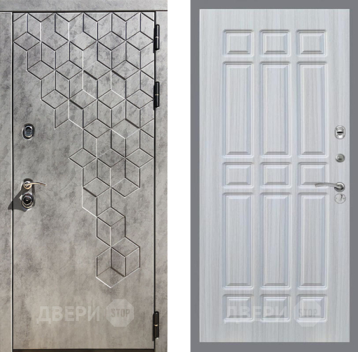 Входная металлическая Дверь Рекс (REX) 23 FL-33 Сандал белый в Балашихе