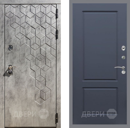 Входная металлическая Дверь Рекс (REX) 23 FL-117 Силк титан в Балашихе